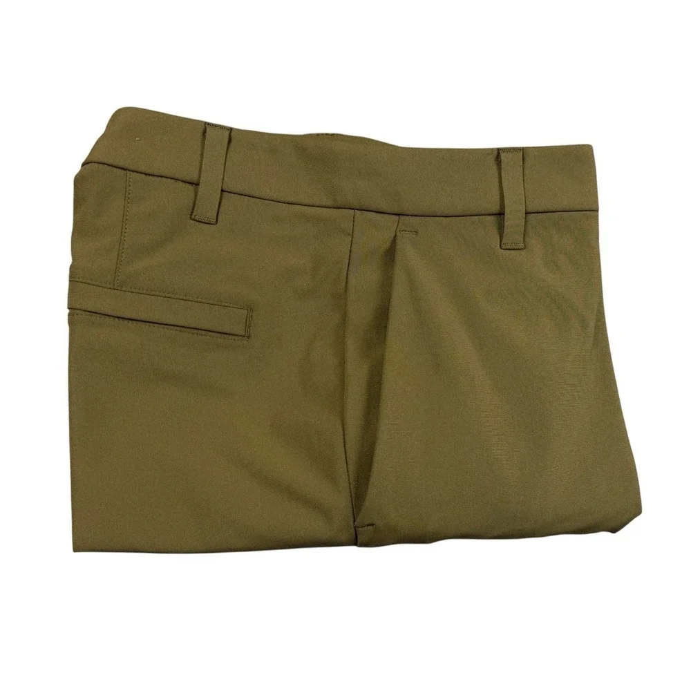 LULULEMON 34x28 Pants Mens Olive Brown ABC Stretch Tech Chino Pants LM5AEVS